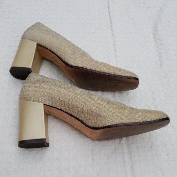 - Via Spiga woven neutral pumps‎ 7.5 - Picture 4 of 8